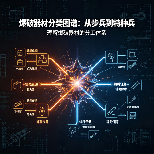 从“步兵”到“特种兵”：爆破器材的分类图谱